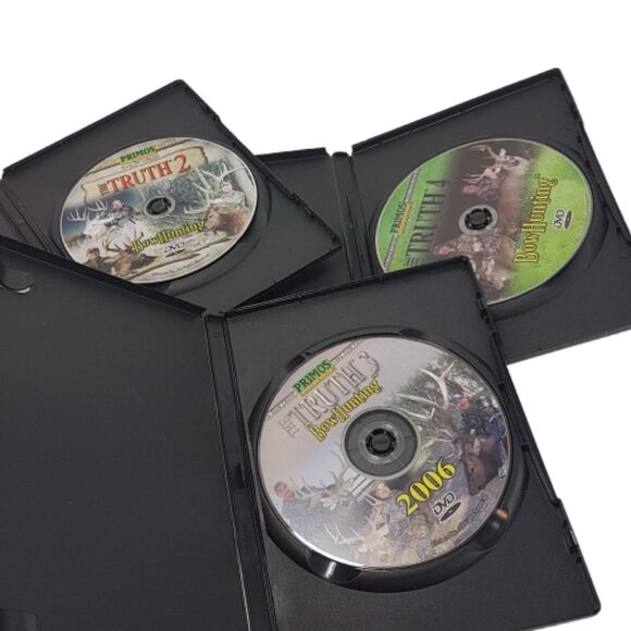 Lot of 3 Hunting DVD PRIMOS The Truth Bow Hunting Truth 2, 3 and 4 Deer Elk Bear - Picture 2 of 4
